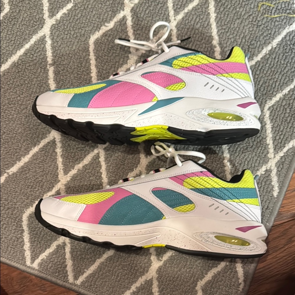 Puma Athletic Shoes - White, Pink, Blue, Yellow